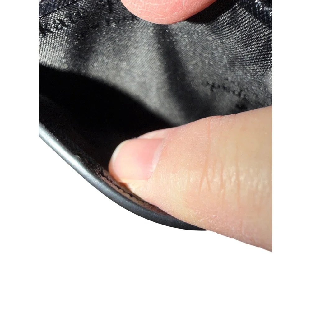 Kate Spade Card Holder‎ Women OS Black Kenzie Saffiano Leather Slim Wallet